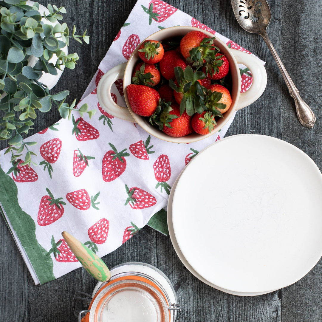 Tea Towel - Strawberry - The Mended Company
