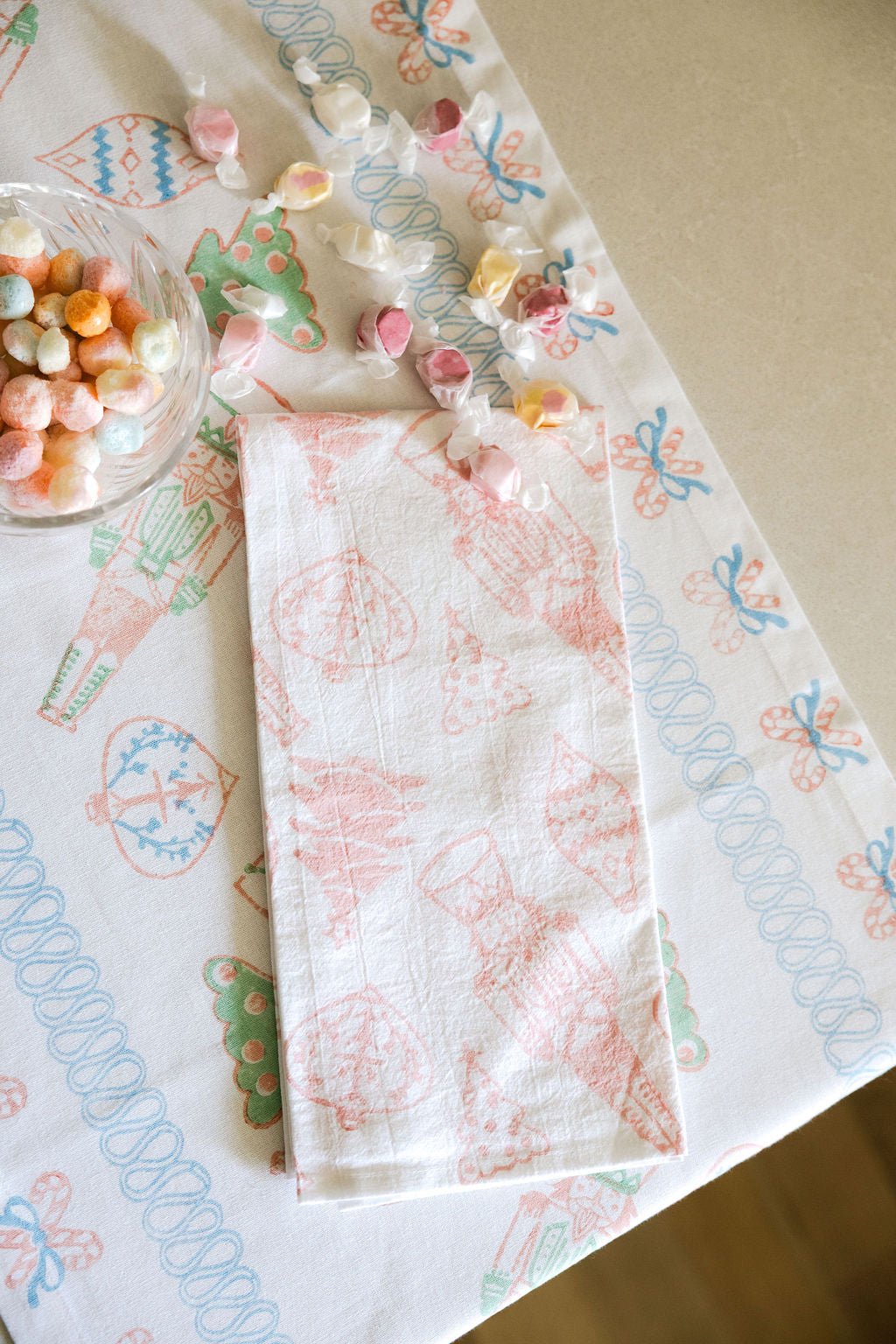 Tea Towel - Sugar Plum, Rose - The Mended Company