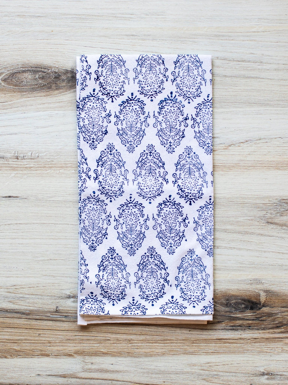 Tea Towel - Vara, Navy - The Mended Company