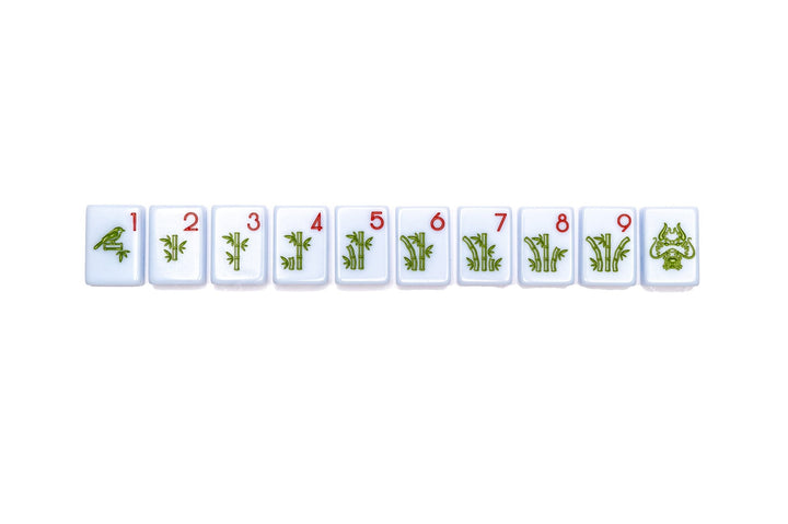 THE CHINOISERIE SET - MAHJONG TILES: BREEZY BLUE - The Mended Company