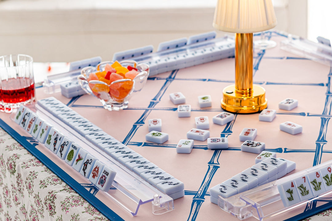 THE CHINOISERIE SET - MAHJONG TILES: BREEZY BLUE - The Mended Company