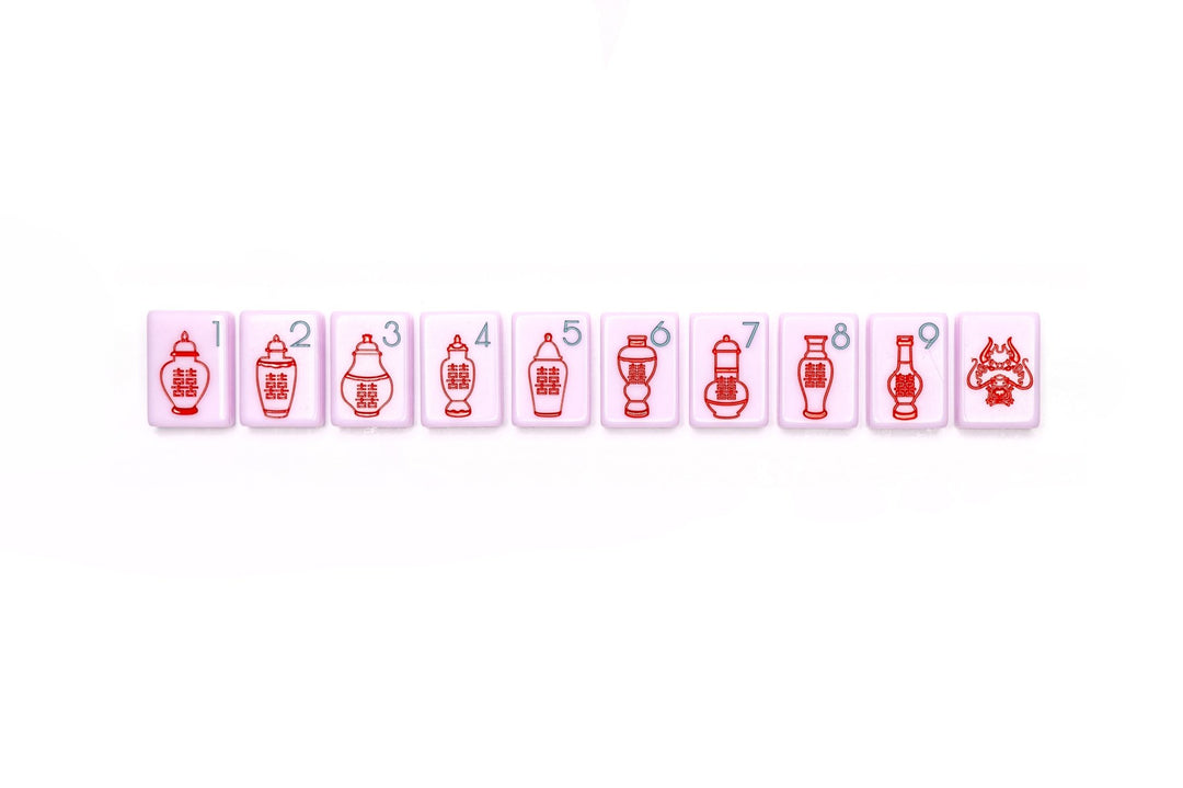 THE CHINOISERIE SET - MAHJONG TILES: LUXE LILAC - The Mended Company