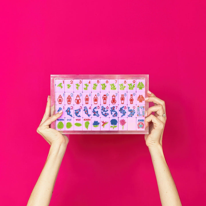 THE CHINOISERIE SET - MAHJONG TILES: LUXE LILAC - The Mended Company