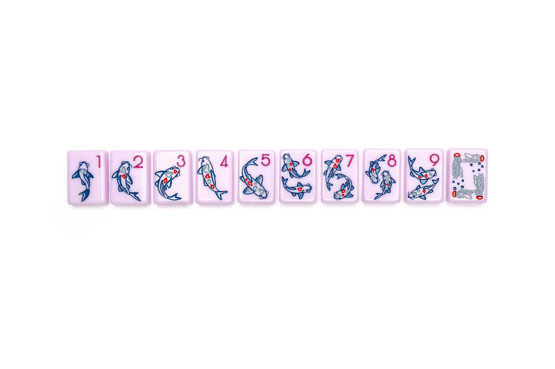 THE CHINOISERIE SET - MAHJONG TILES: LUXE LILAC - The Mended Company
