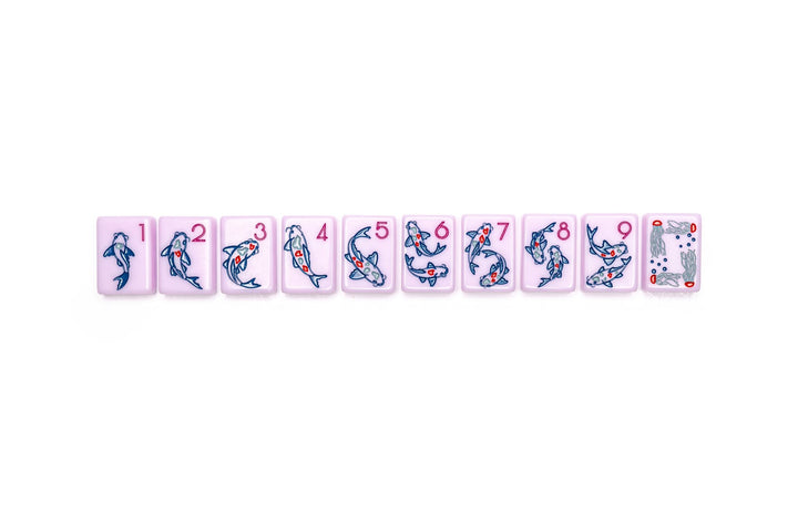 THE CHINOISERIE SET - MAHJONG TILES: LUXE LILAC - The Mended Company