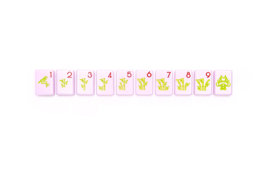 THE CHINOISERIE SET - MAHJONG TILES: LUXE LILAC - The Mended Company