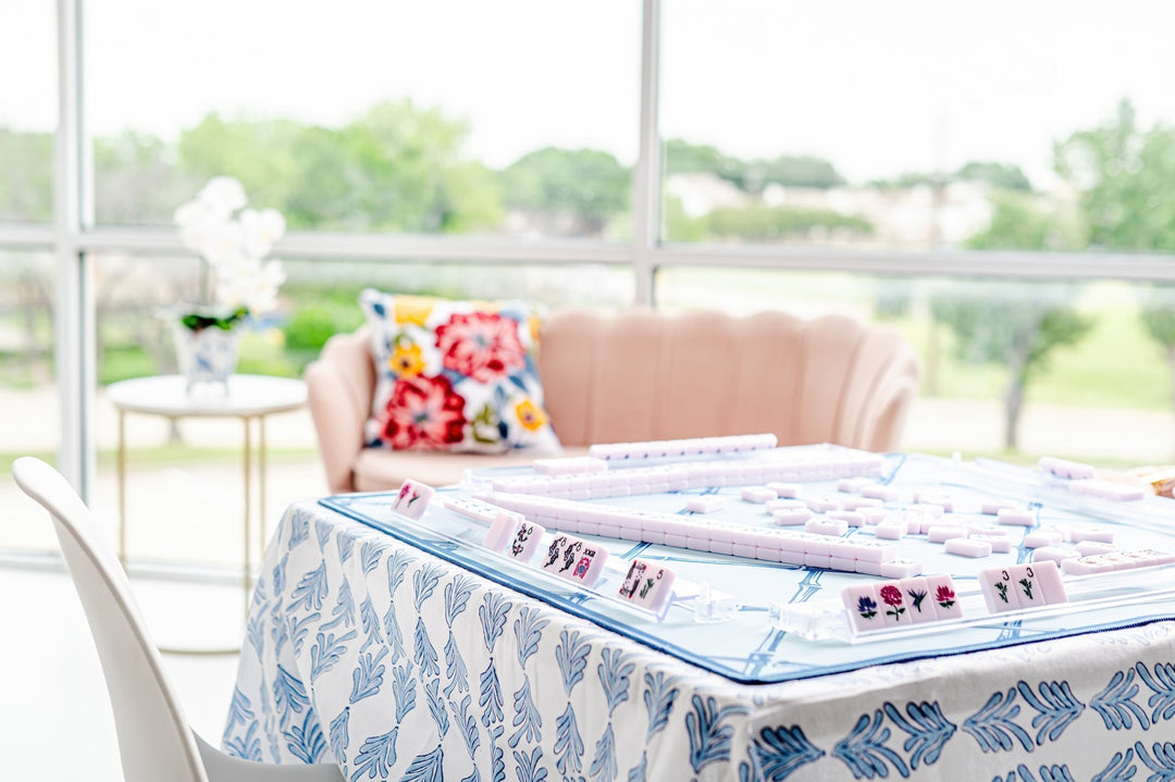THE CHINOISERIE SET - MAHJONG TILES: POLISHED PINK - The Mended Company