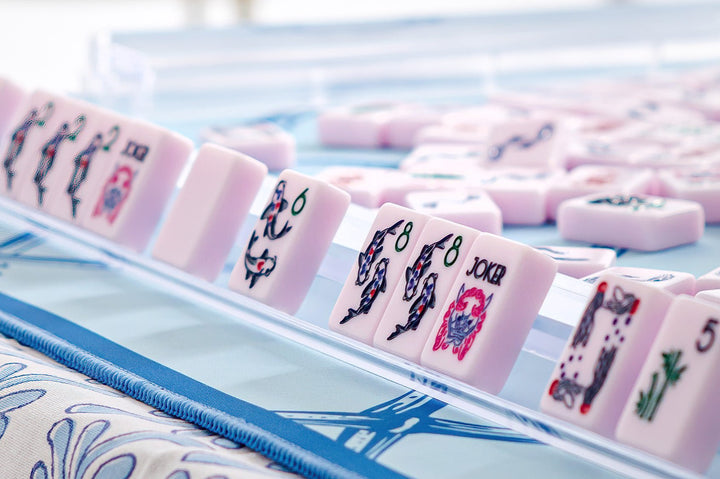 THE CHINOISERIE SET - MAHJONG TILES: POLISHED PINK - The Mended Company