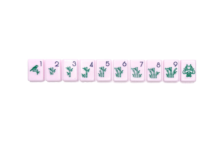 THE CHINOISERIE SET - MAHJONG TILES: POLISHED PINK - The Mended Company