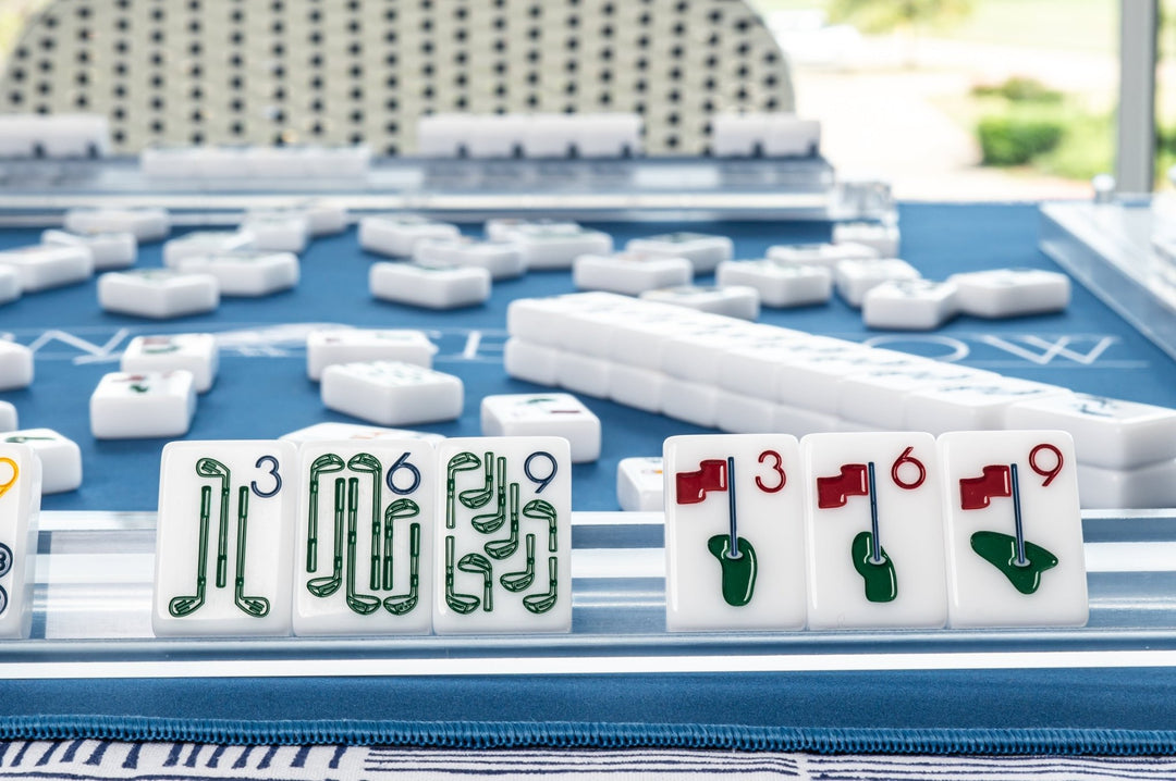 THE COUNTRY CLUB SET - MAHJONG TILES: WINNING WHITE - The Mended Company