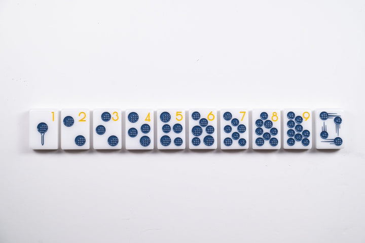 THE COUNTRY CLUB SET - MAHJONG TILES: WINNING WHITE - The Mended Company