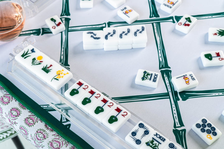 THE COUNTRY CLUB SET - MAHJONG TILES: WINNING WHITE - The Mended Company