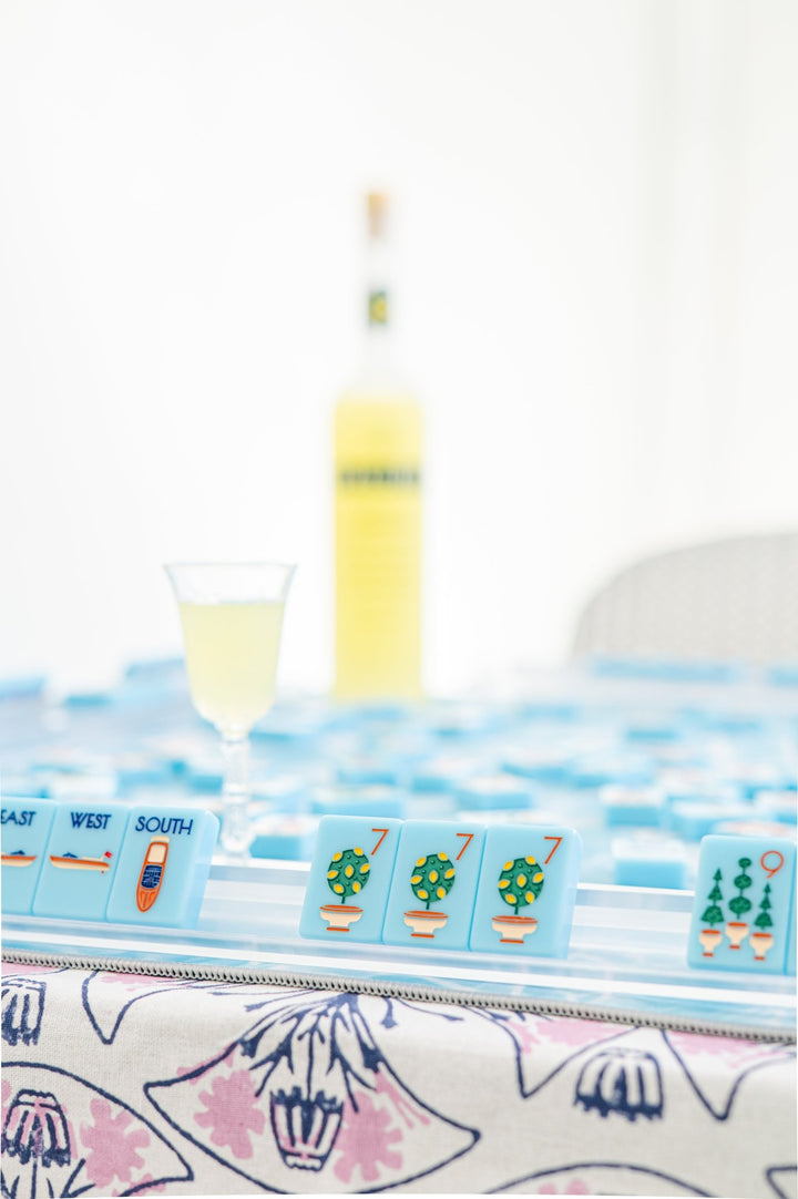 THE RIVIERA JET SET - MAHJONG TILES: PORTOFINO BLUE - The Mended Company
