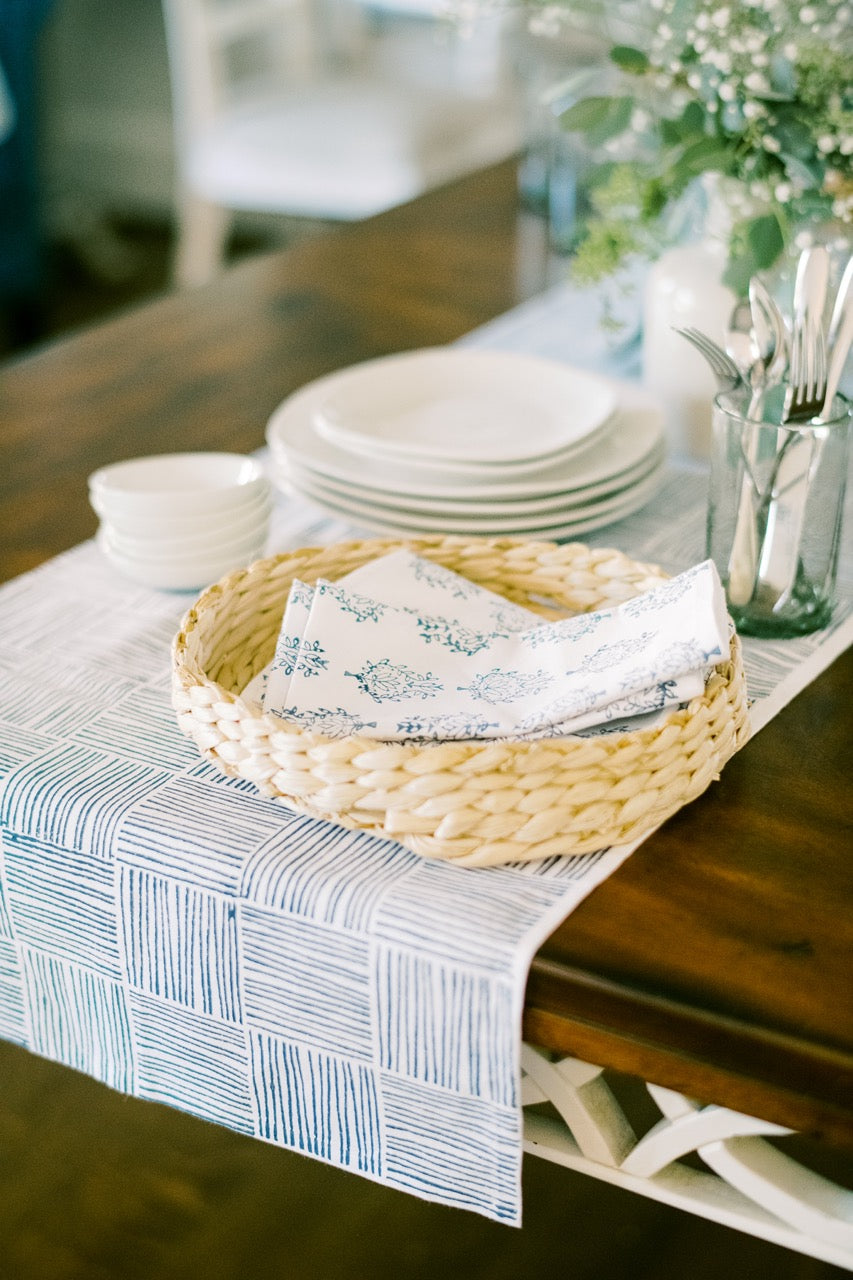 Table Runner - Striped, Navy
