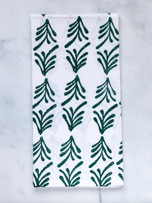 Tea Towel - Palmetto, Evergreen