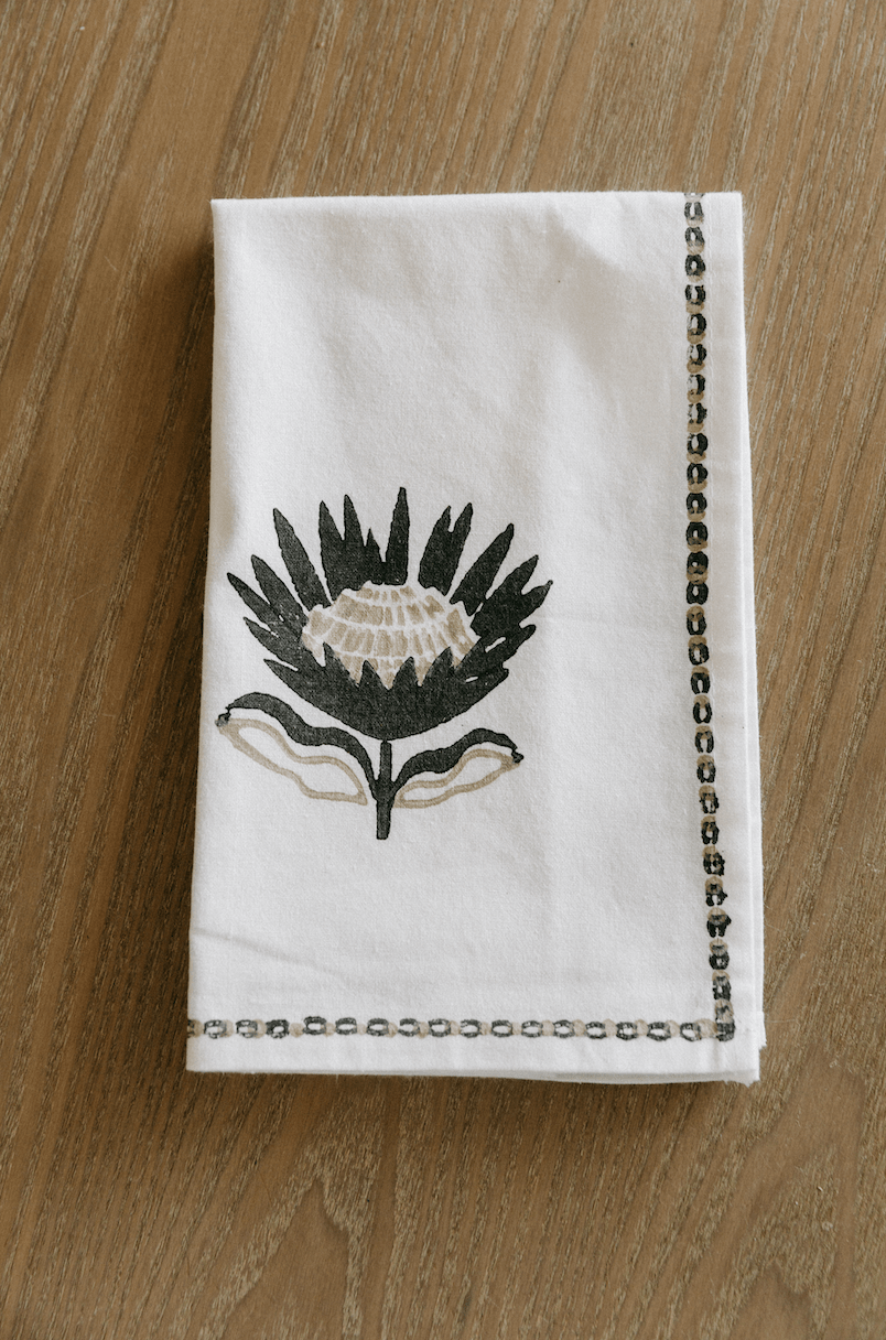 MENDED X DEMI: Dinner Napkins (set of 4) - South African Set - The Mended Company