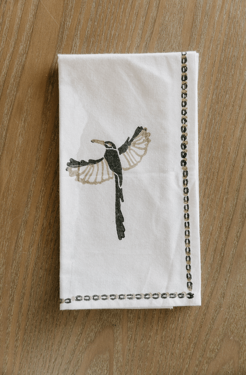 MENDED X DEMI: Dinner Napkins (set of 4) - South African Set - The Mended Company