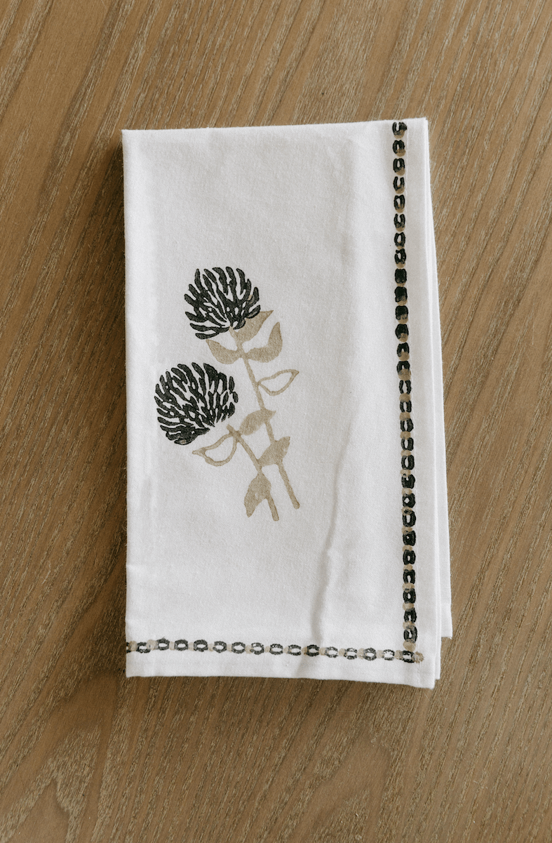 MENDED X DEMI: Dinner Napkins (set of 4) - South African Set - The Mended Company
